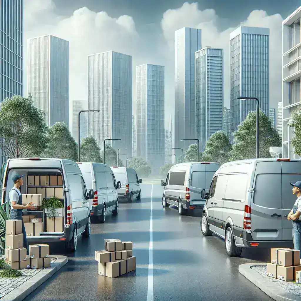 Empresas de logística adotam vans elétricas para entregas urbanas